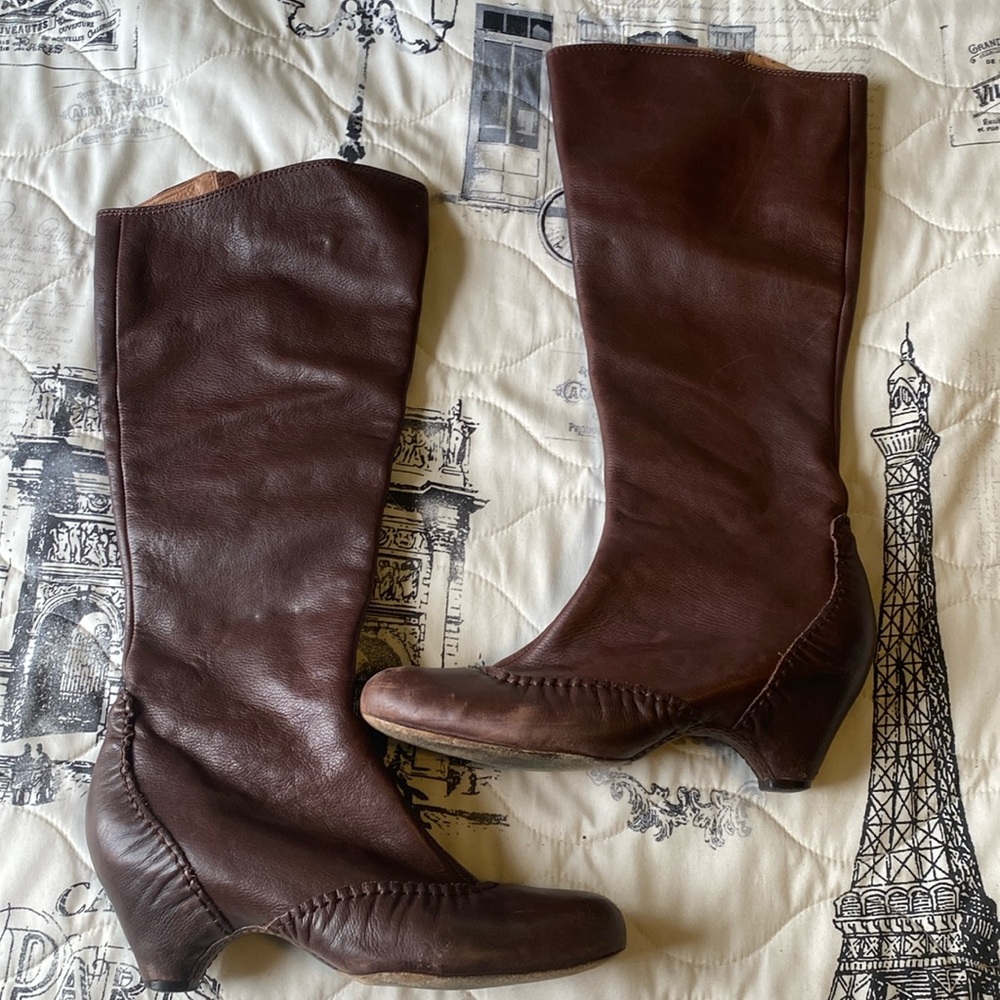 Corso Como Brown Leather handmade in Brazil boots